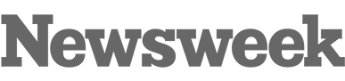 Newsweek logo on a gray background