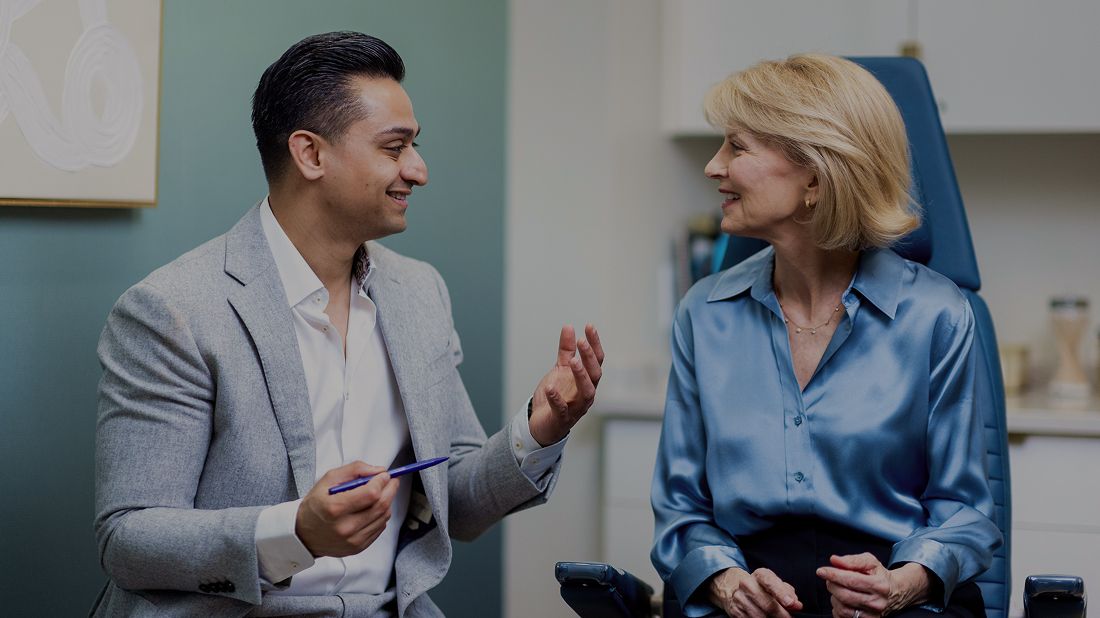 Consultation between a Dr. Kachare and patient.